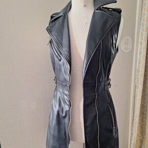 Pleather vest